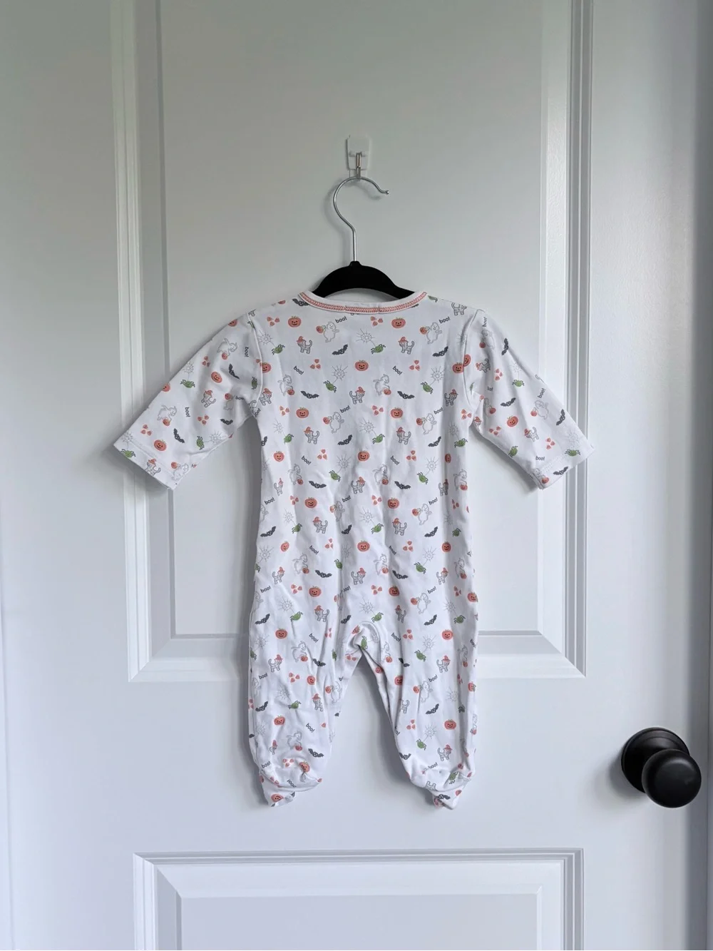 Kissy Kissy Pima Cotton Halloween Snap Footie